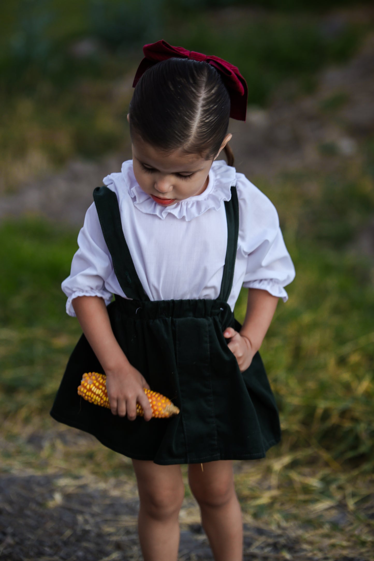 Conjunto falda tirantes azul