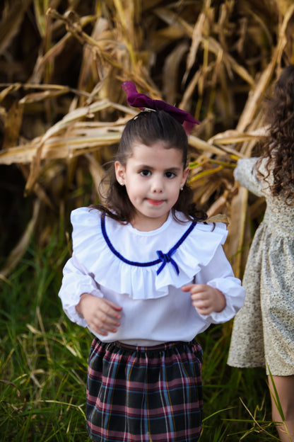 Conjunto falda cuadros