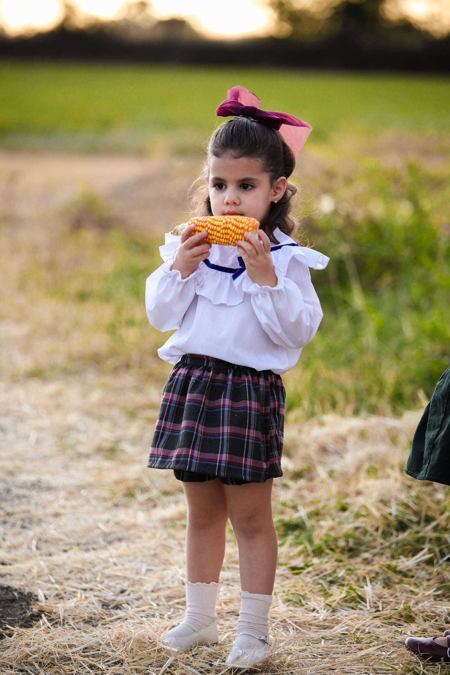 Conjunto falda cuadros
